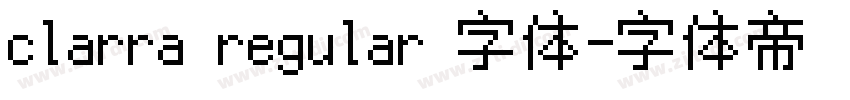 clarra regular 字体字体转换